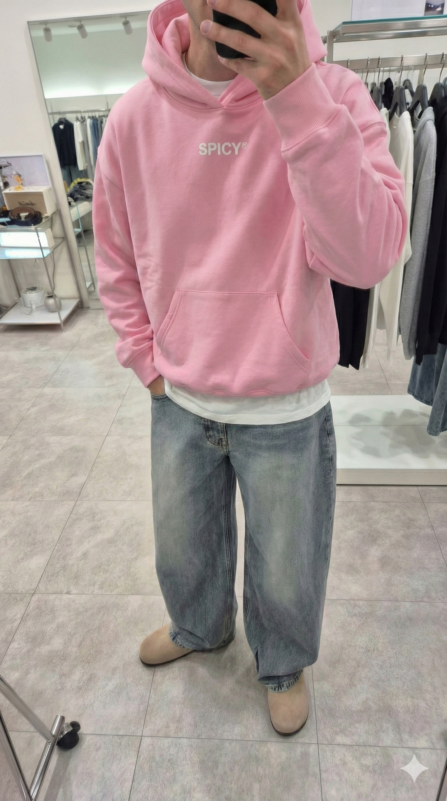 CIGARRETTE HOODIE ROSA