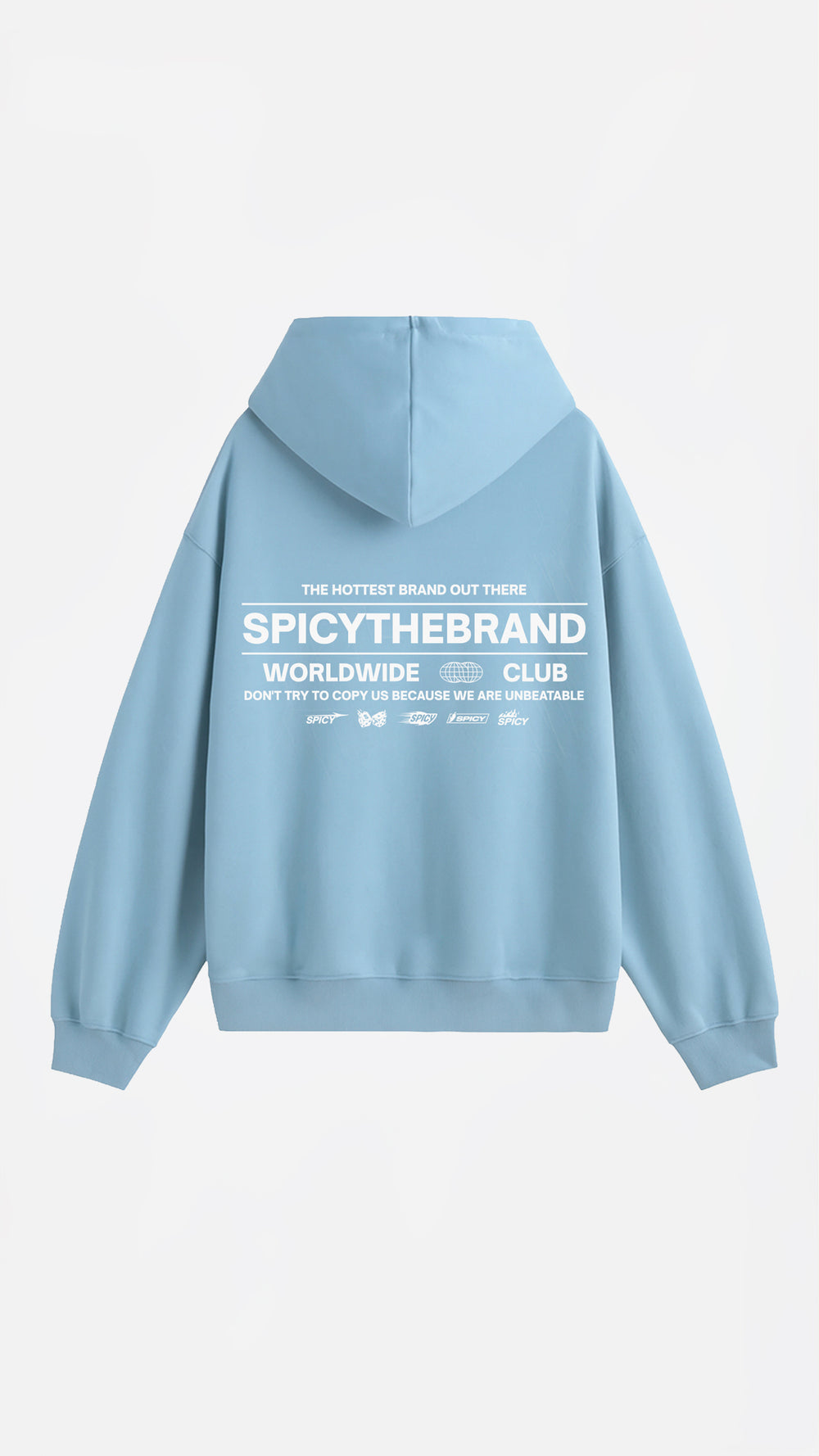 SEX IN THE SKY HOODIE BABY BLUE