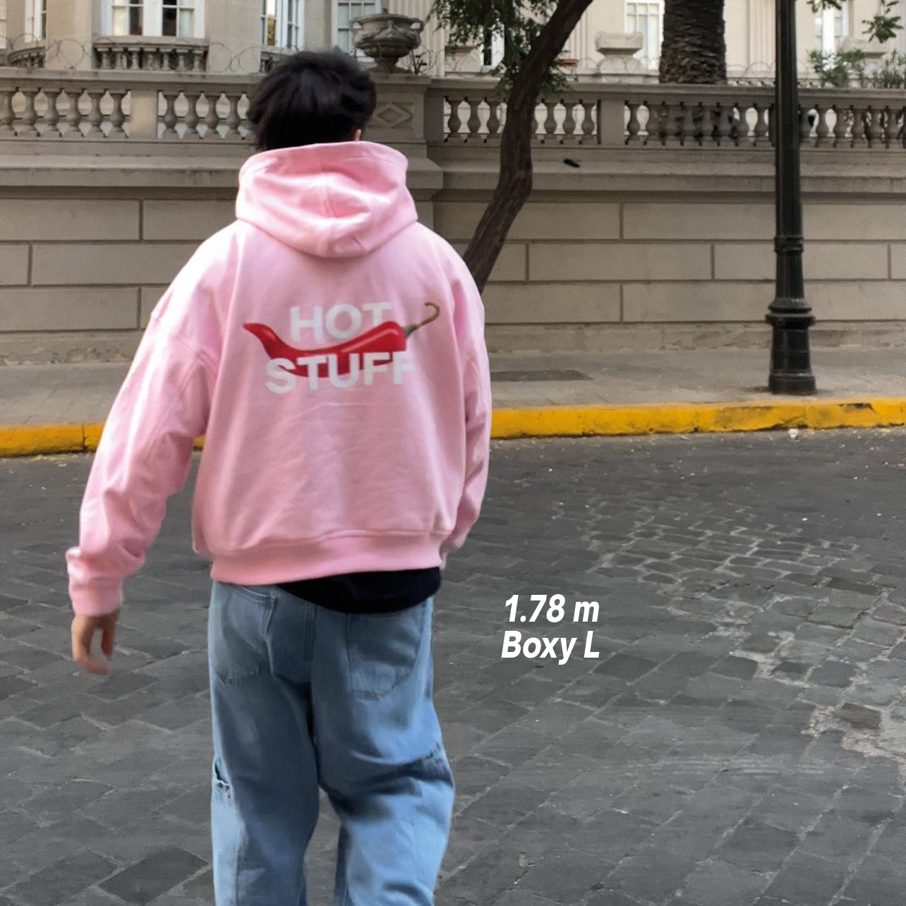 HOT STUFF HOODIE ROSA