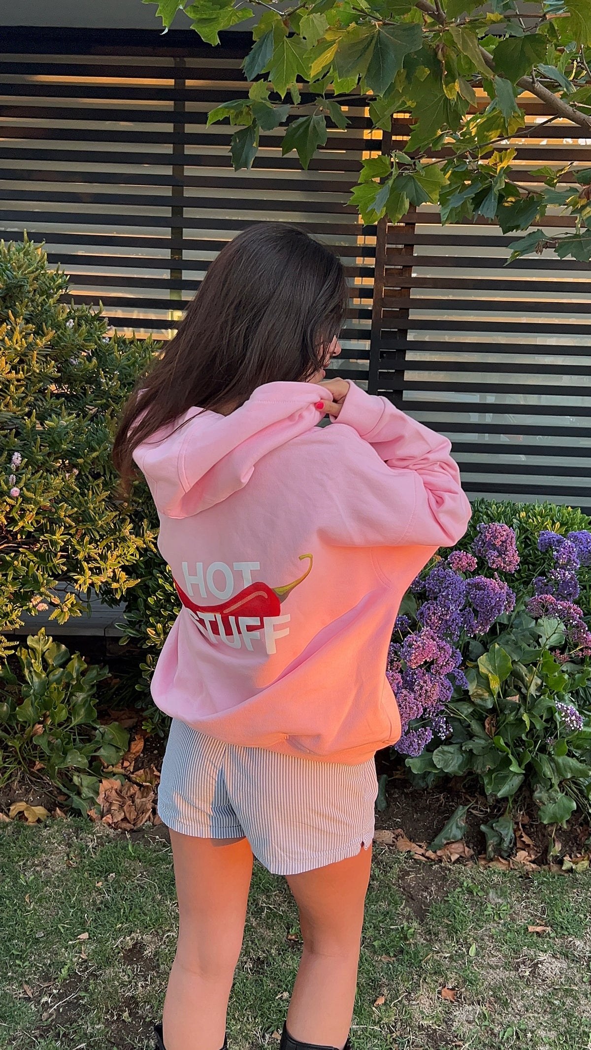 HOT STUFF HOODIE ROSA