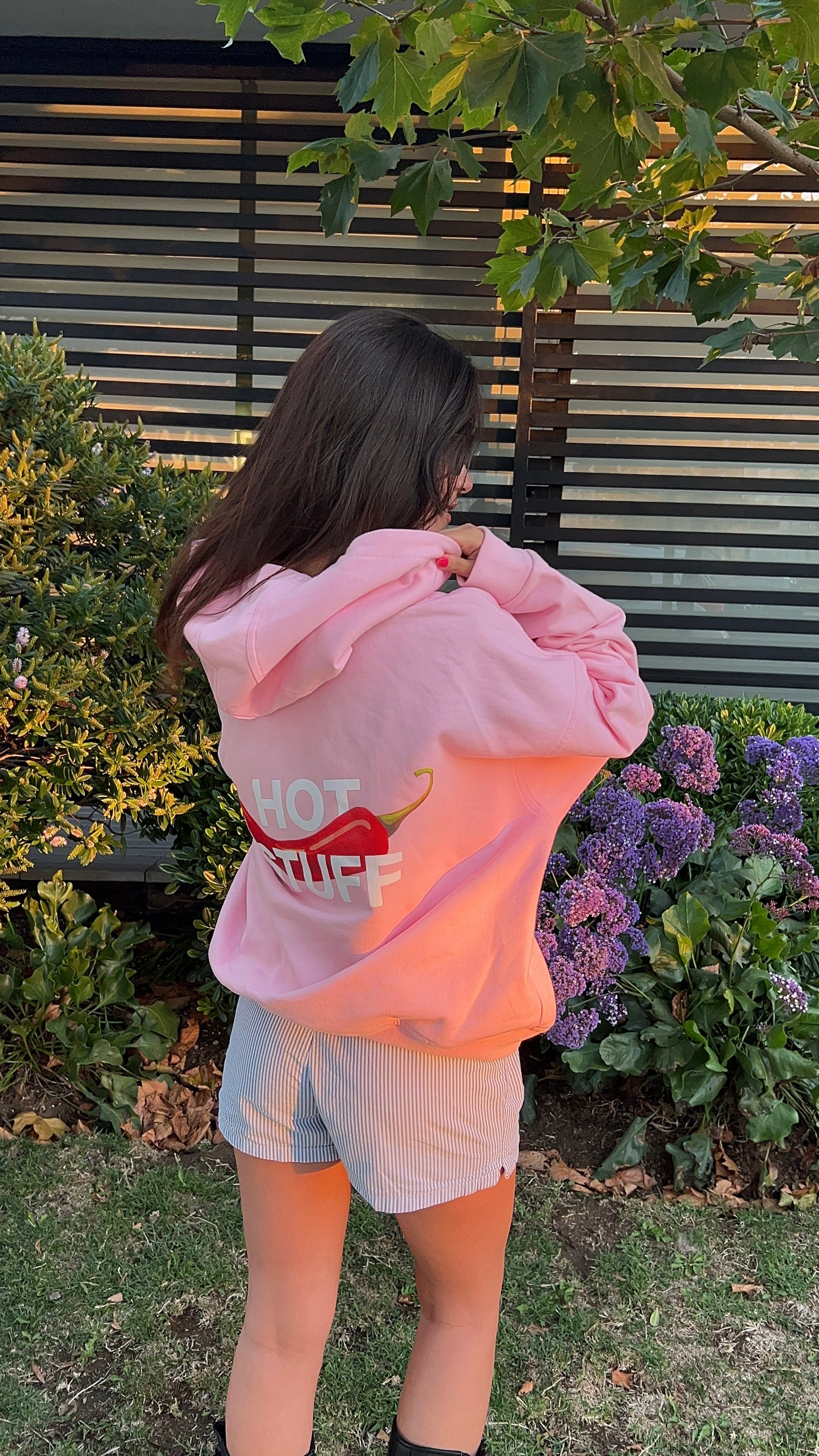 HOT STUFF HOODIE ROSA