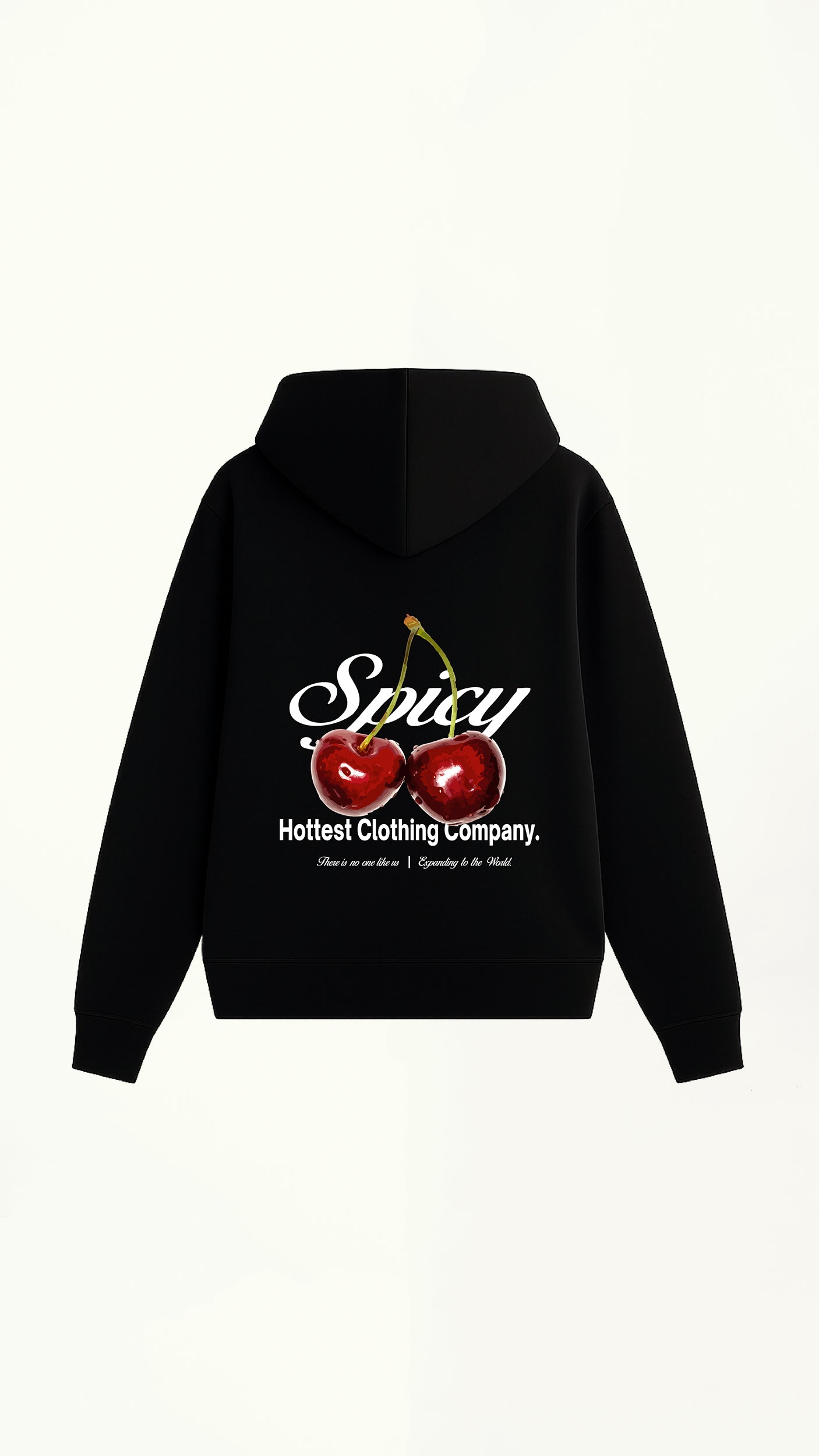 CHERRY HOODIE NEGRO