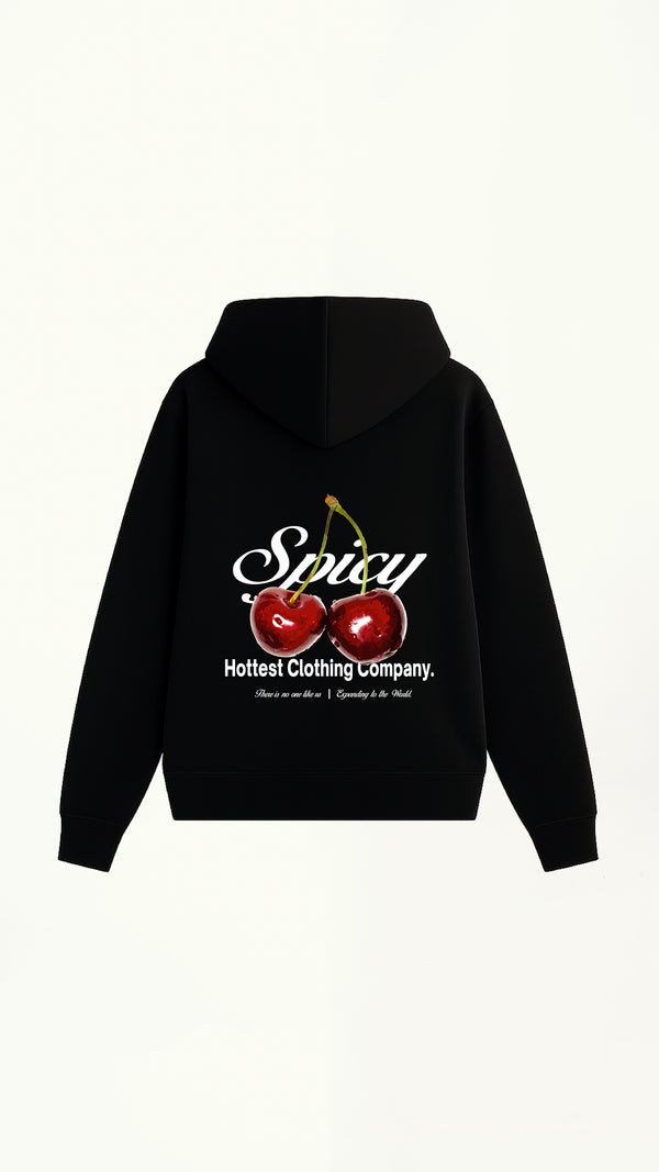 CHERRY HOODIE NEGRO