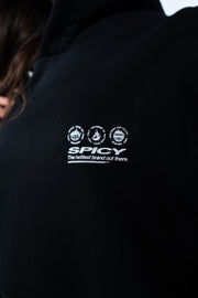 TOO HOT HOODIE NEGRO