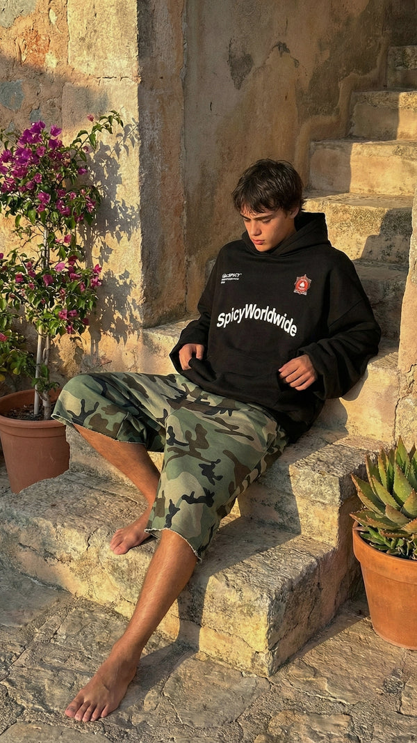 SPICY ACADEMY HOODIE NEGRO