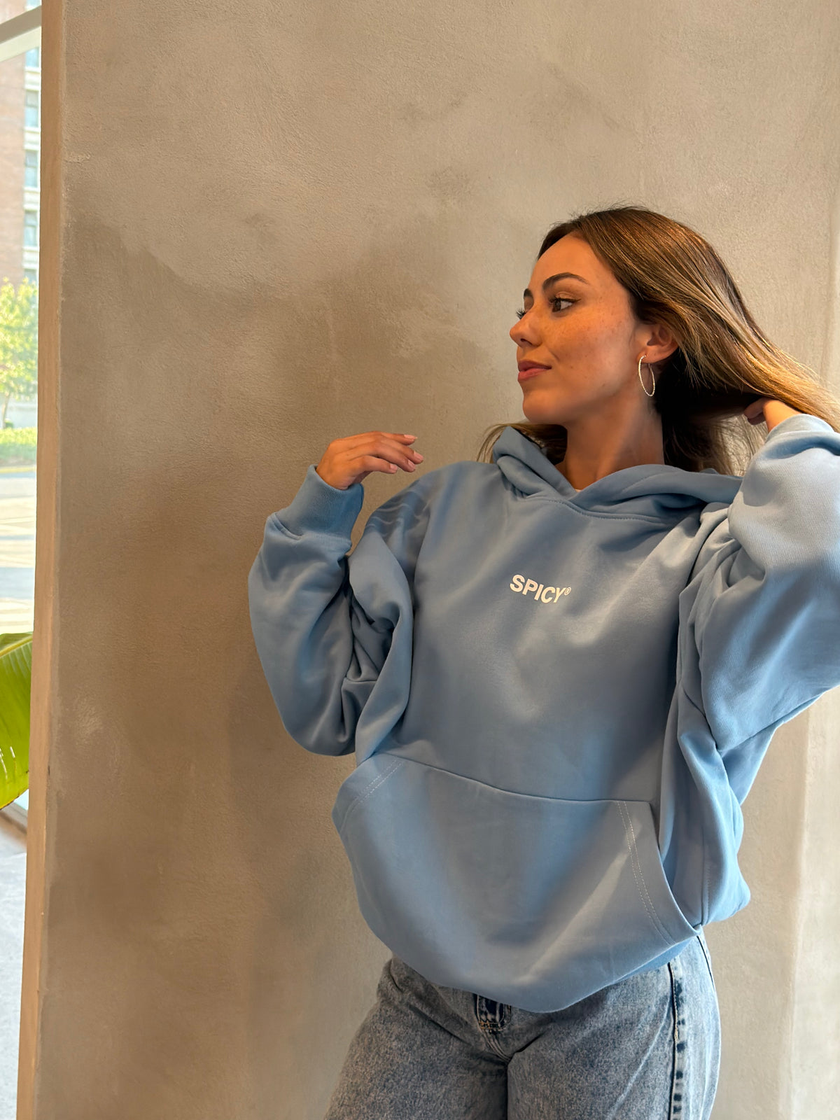 SEX IN THE SKY HOODIE BABY BLUE