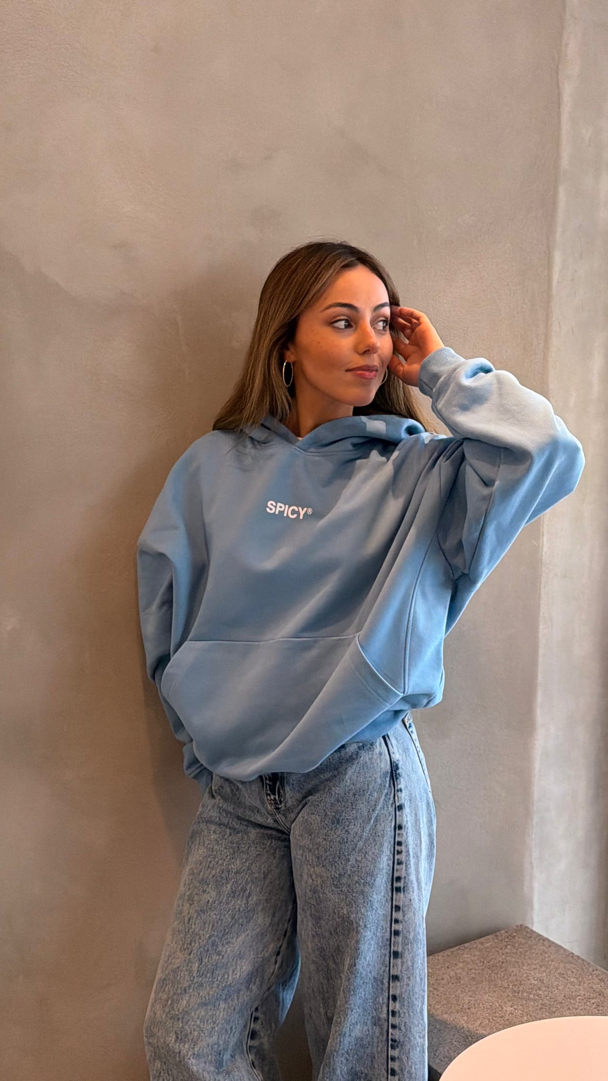 SEX IN THE SKY HOODIE BABY BLUE