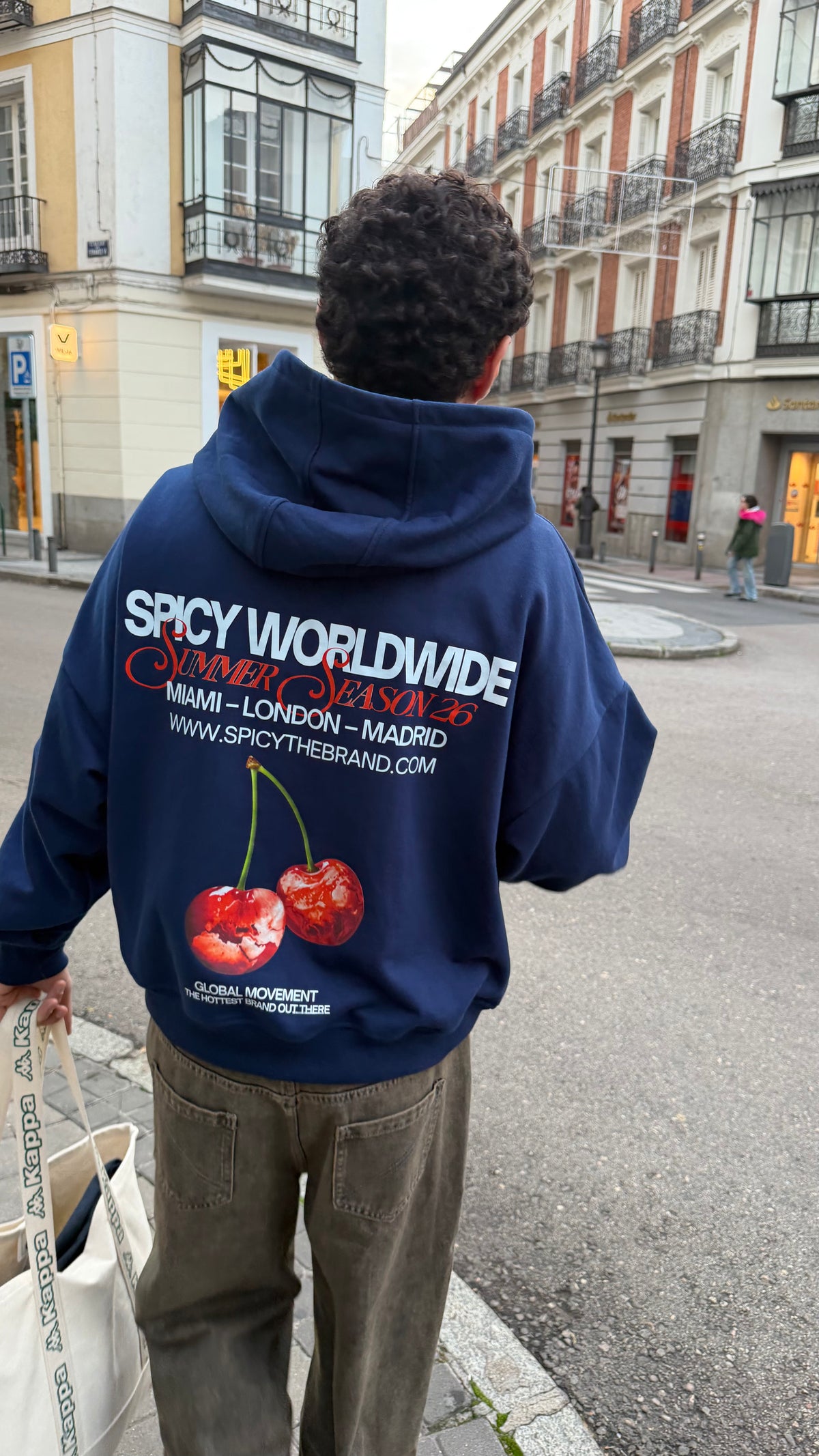 CHERRYVERSE HOODIE AZUL MARINO