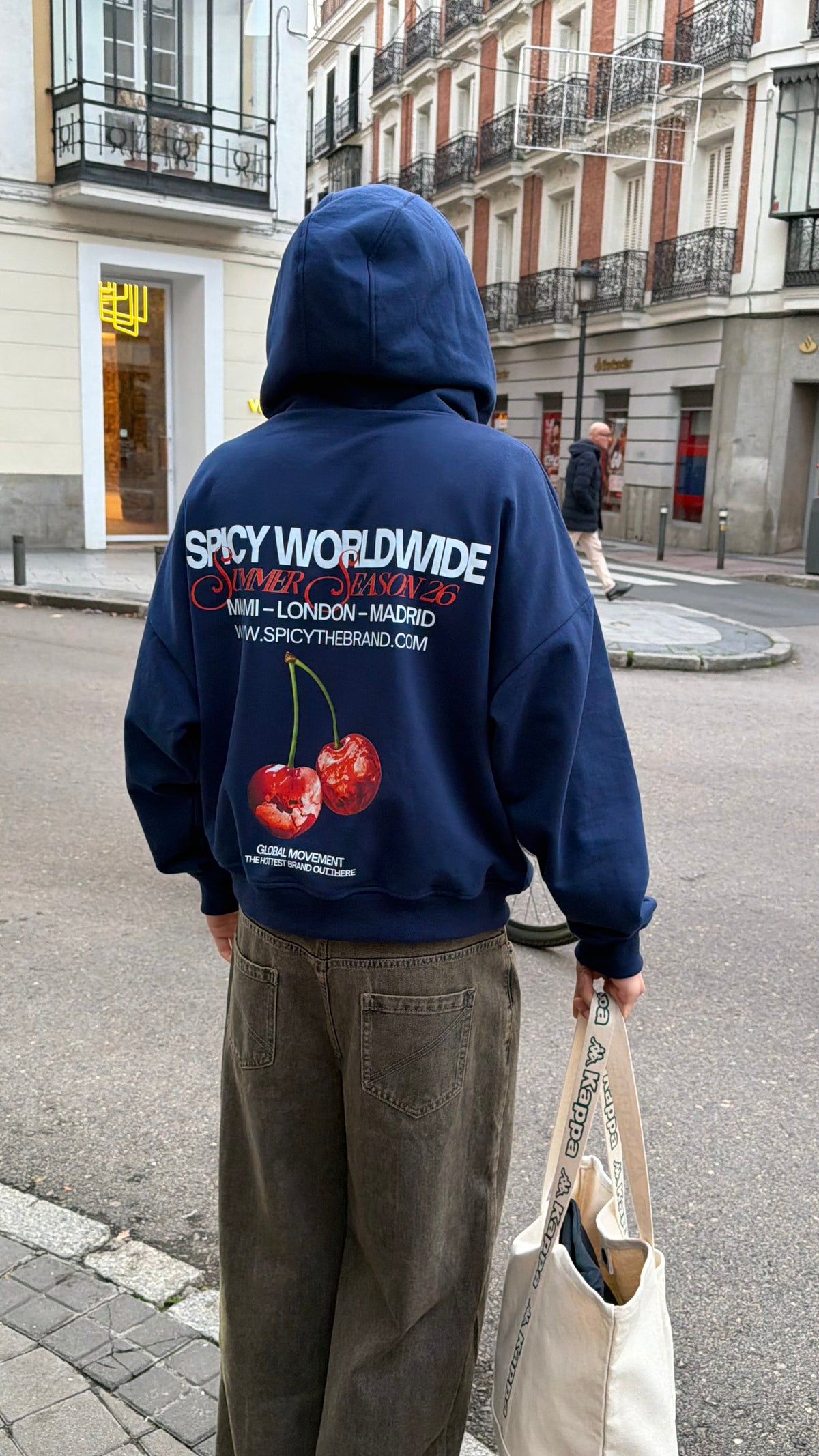 CHERRYVERSE HOODIE AZUL MARINO