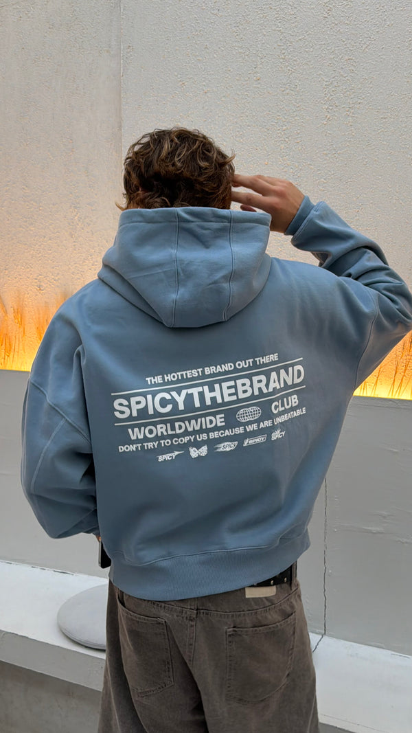 SEX IN THE SKY HOODIE BABY BLUE