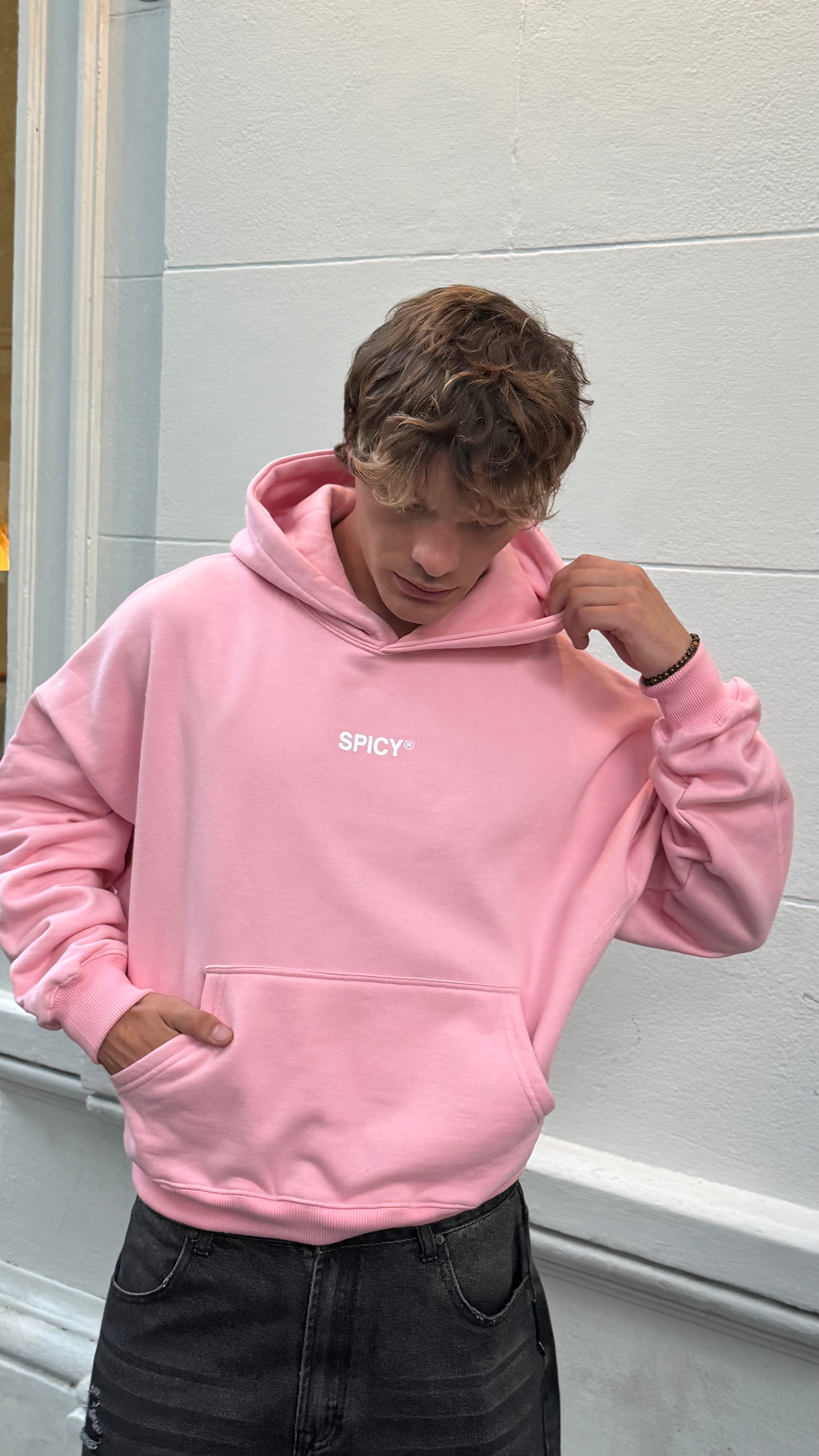 CIGARRETTE HOODIE ROSA