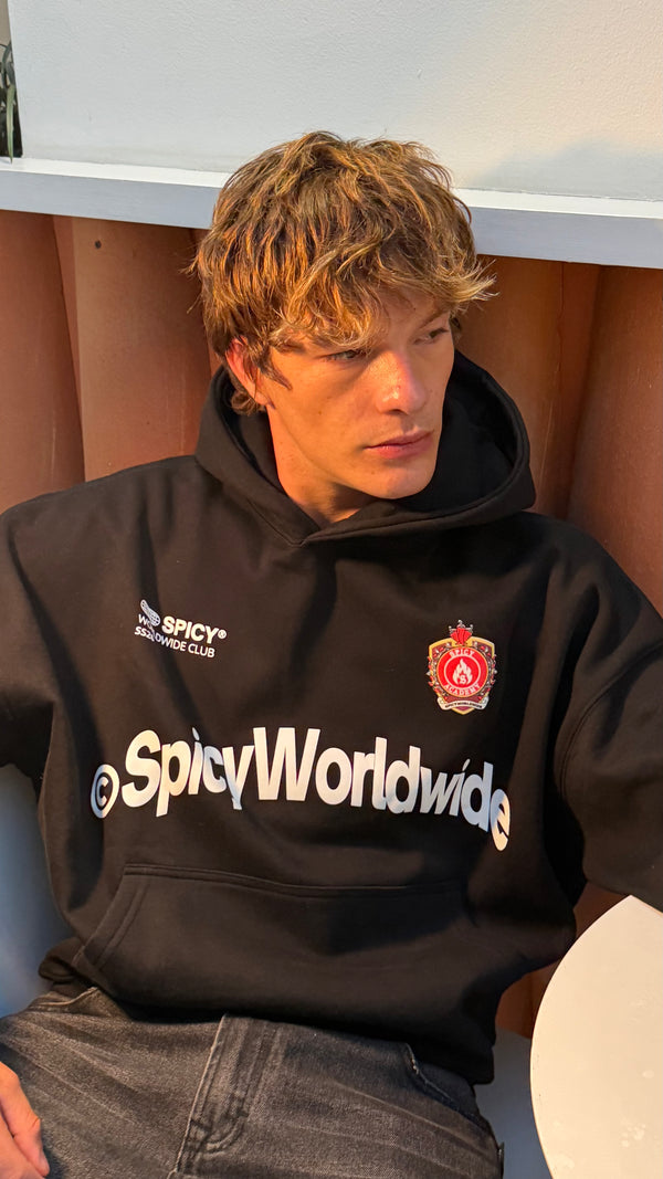 SPICY ACADEMY HOODIE NEGRO