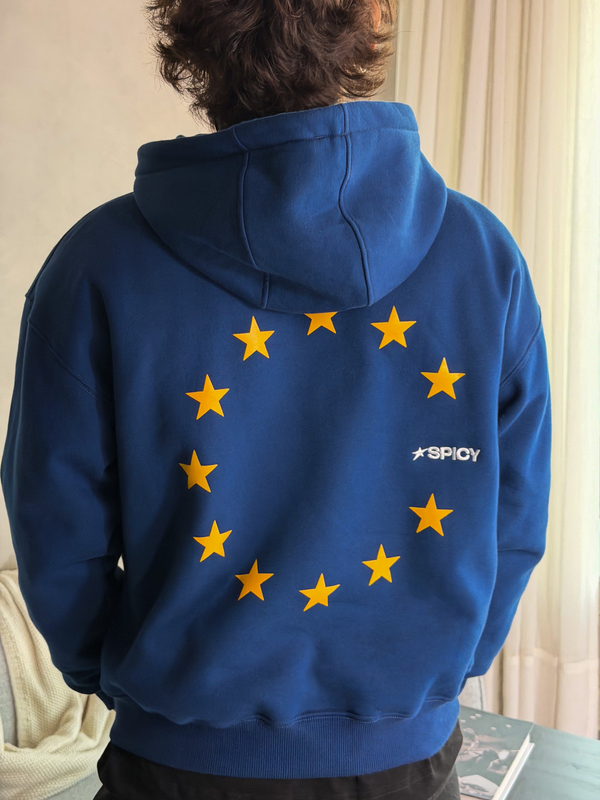 STAR HOODIE AZUL