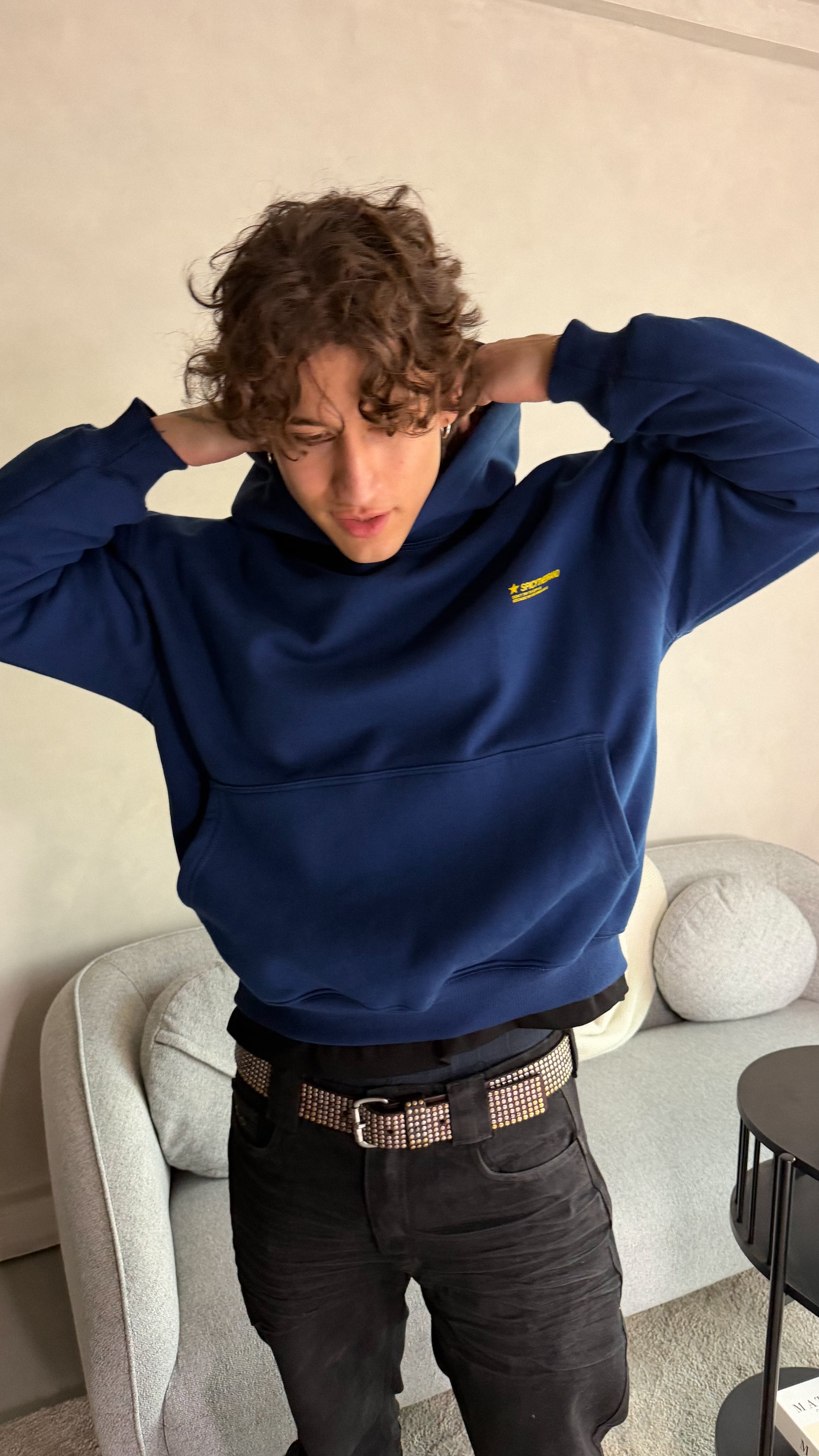 STAR HOODIE AZUL