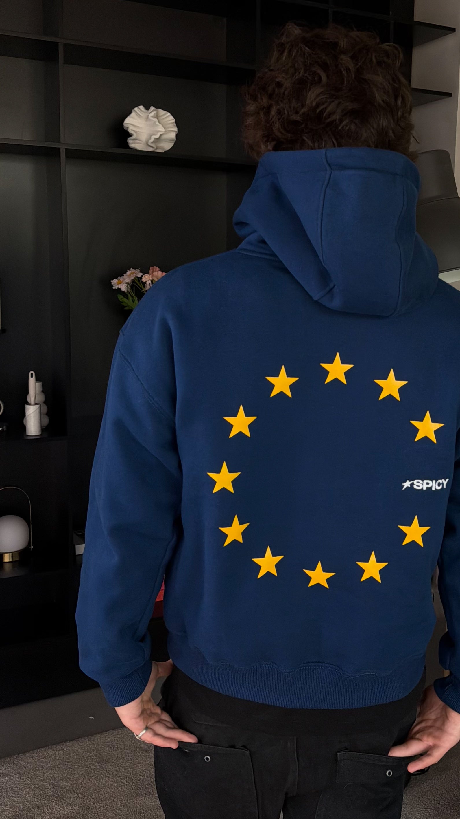 STAR HOODIE AZUL