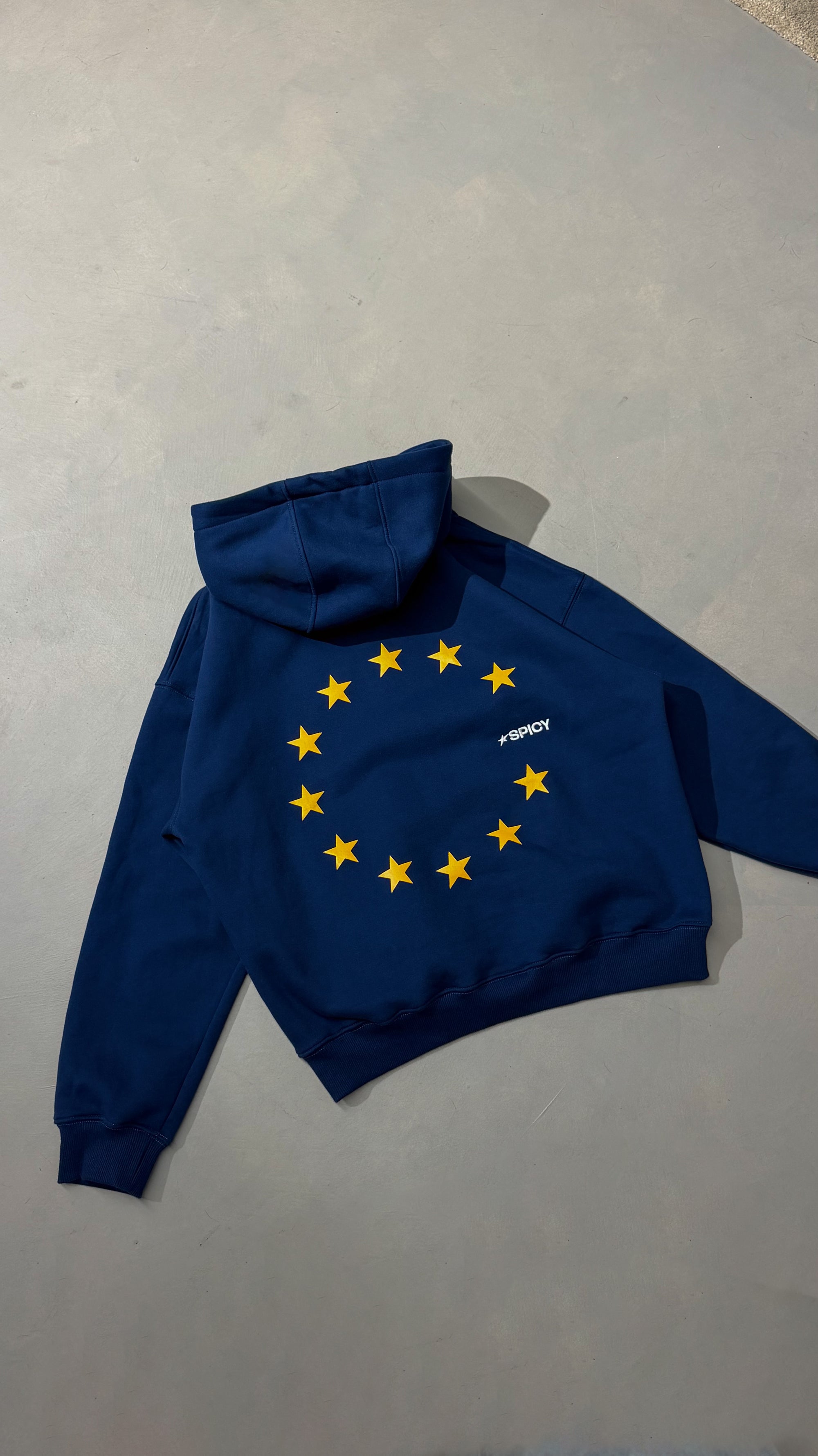 STAR HOODIE AZUL