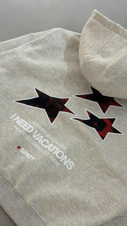 HOT STARS HOODIE GRIS
