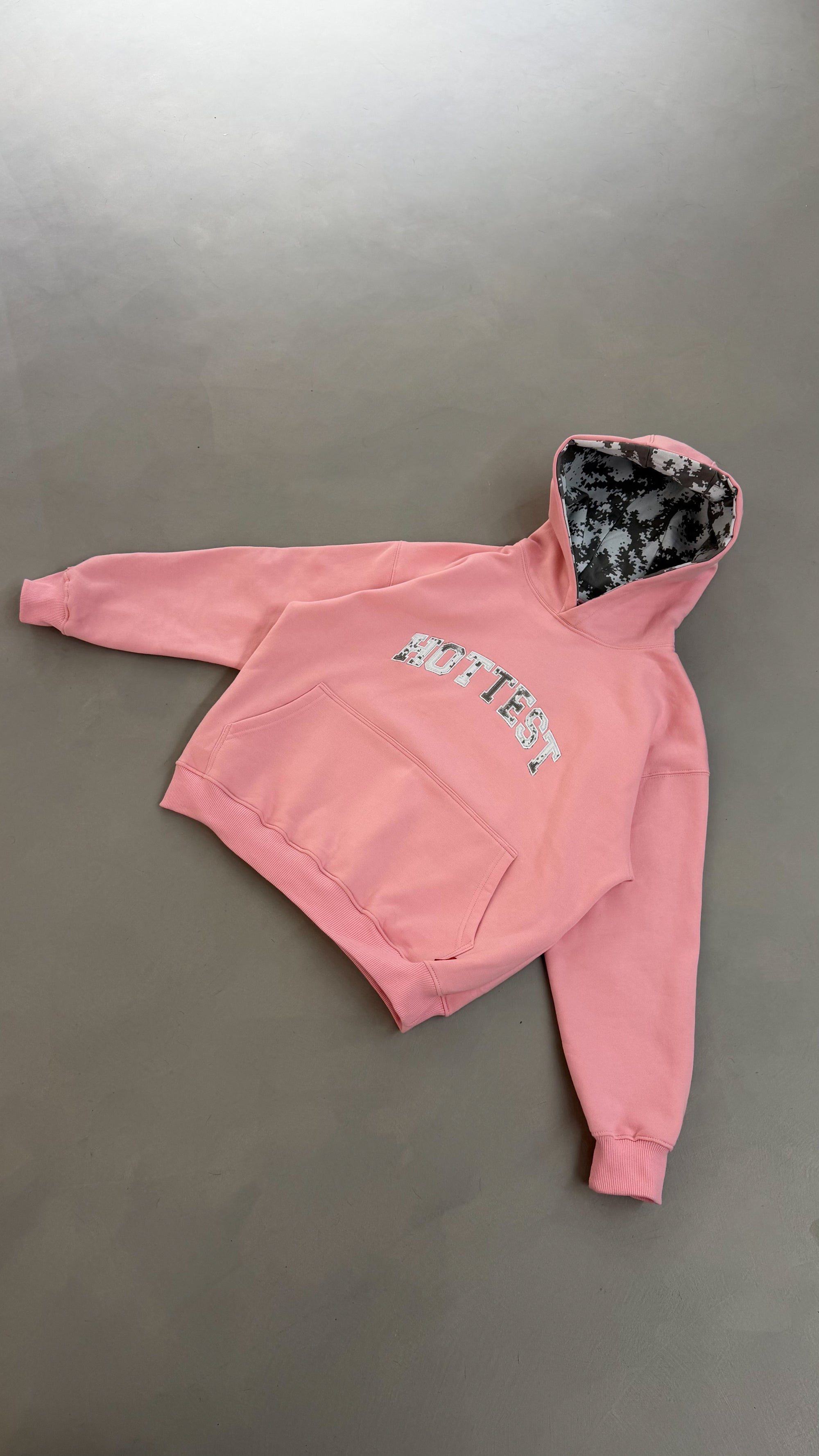 CAMO HOODIE ROSADO