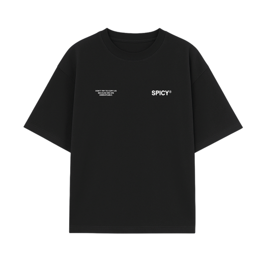 TEXT TEE NEGRA