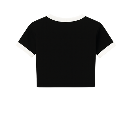 ROCKSTARS BABY TEE NEGRA