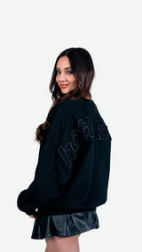 CREWNECK REBEL NEGRO