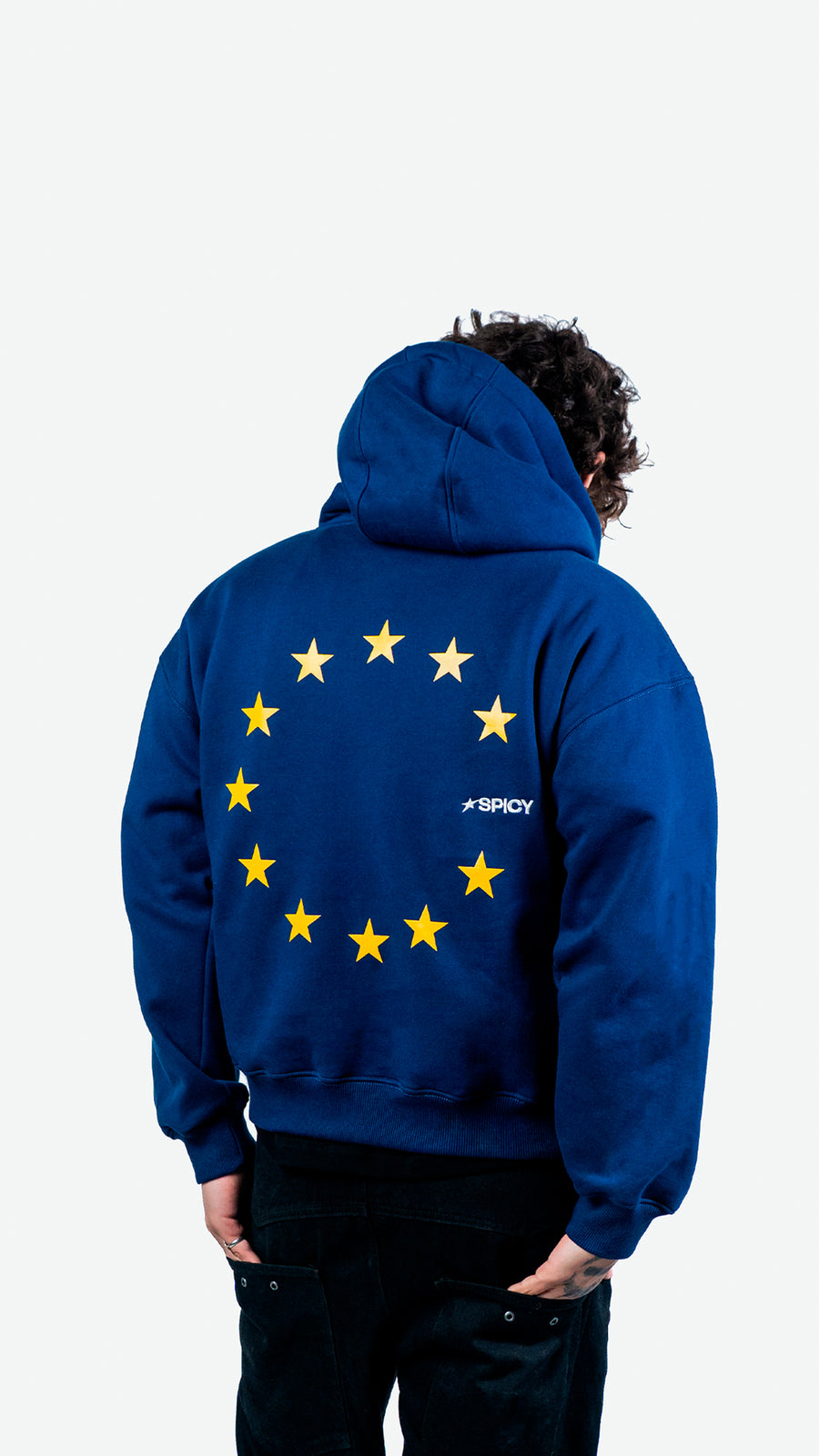 STAR HOODIE AZUL