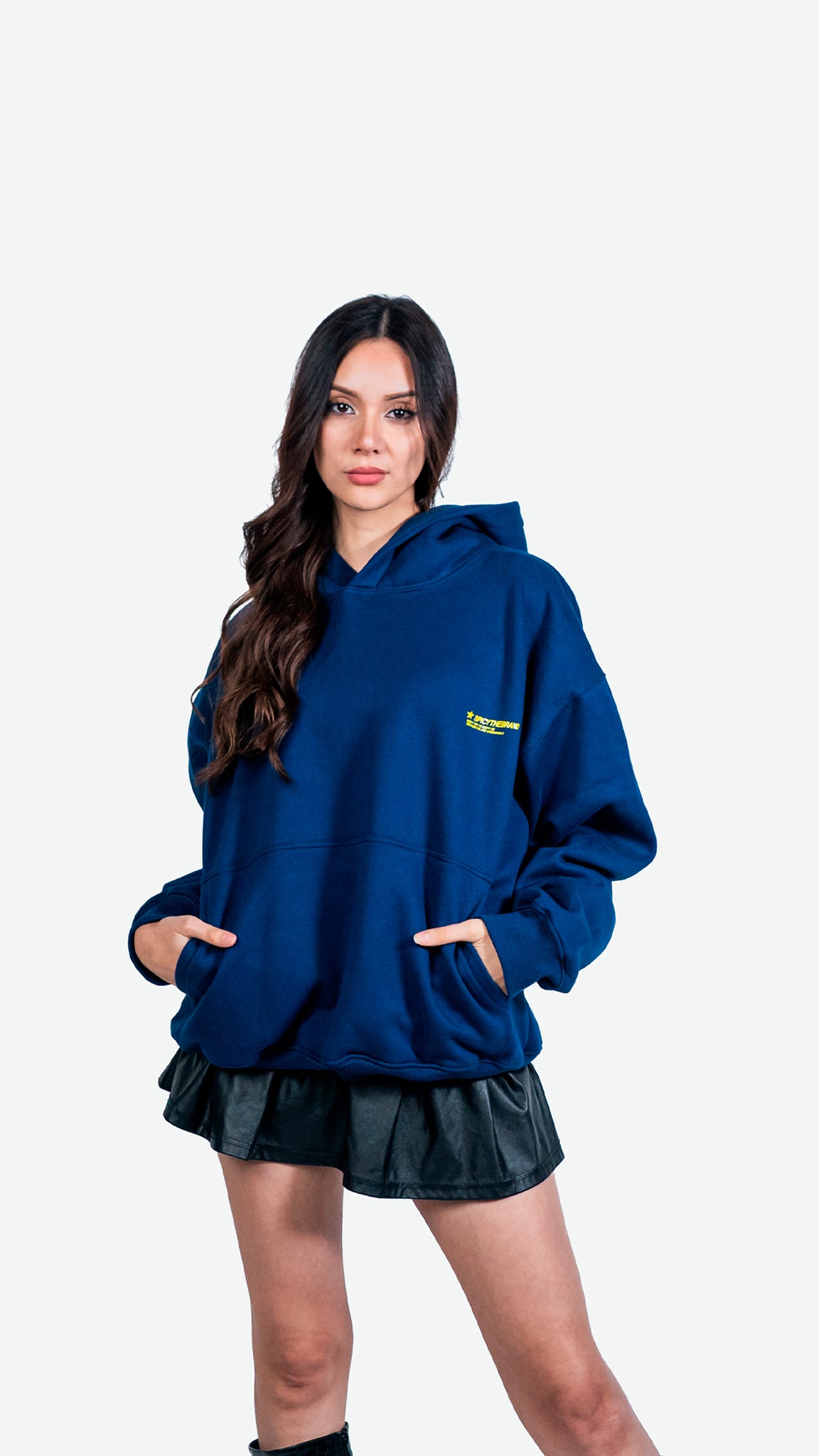 STAR HOODIE AZUL