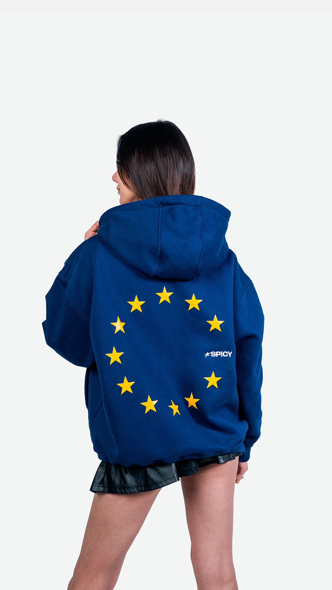 STAR HOODIE AZUL