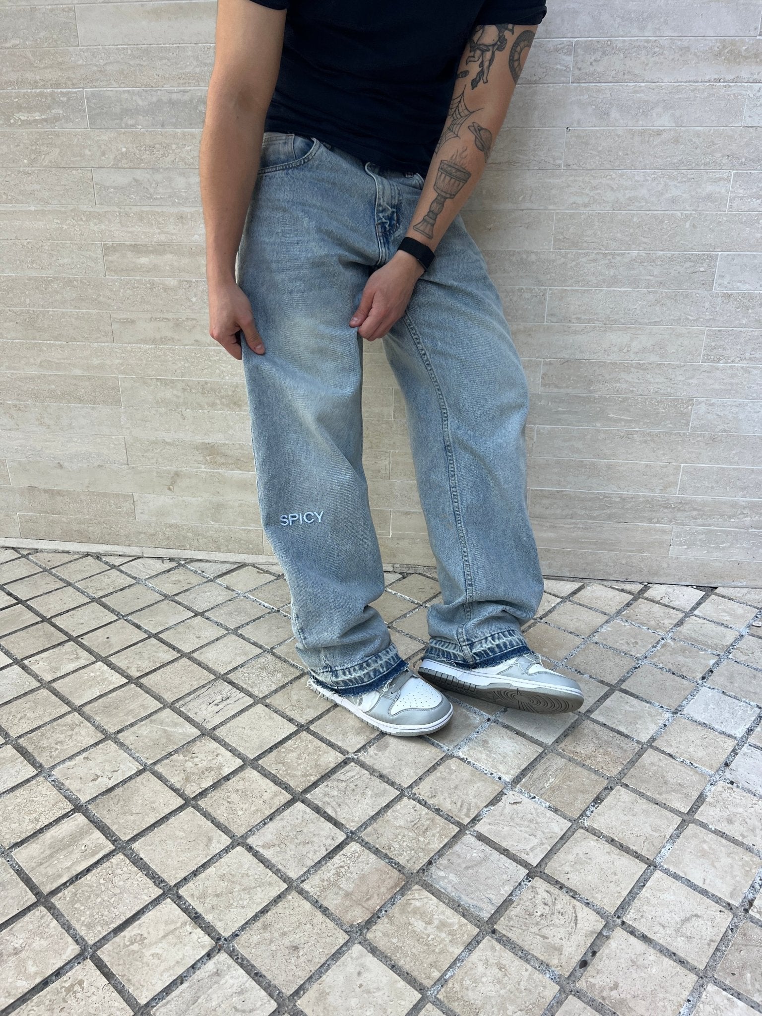 BAGGY PANTALÓN AZUL - Spicy
