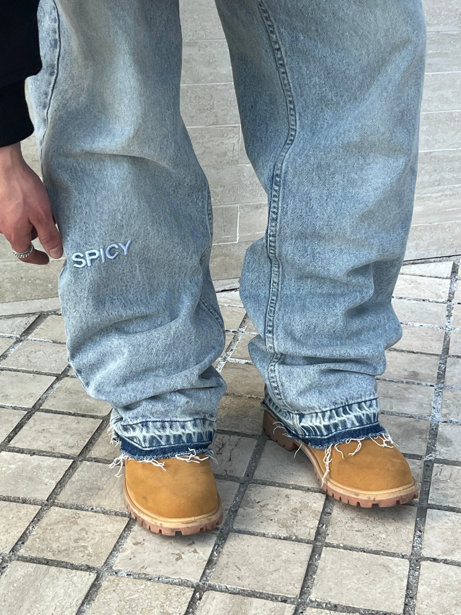 BAGGY PANTALÓN AZUL - Spicy