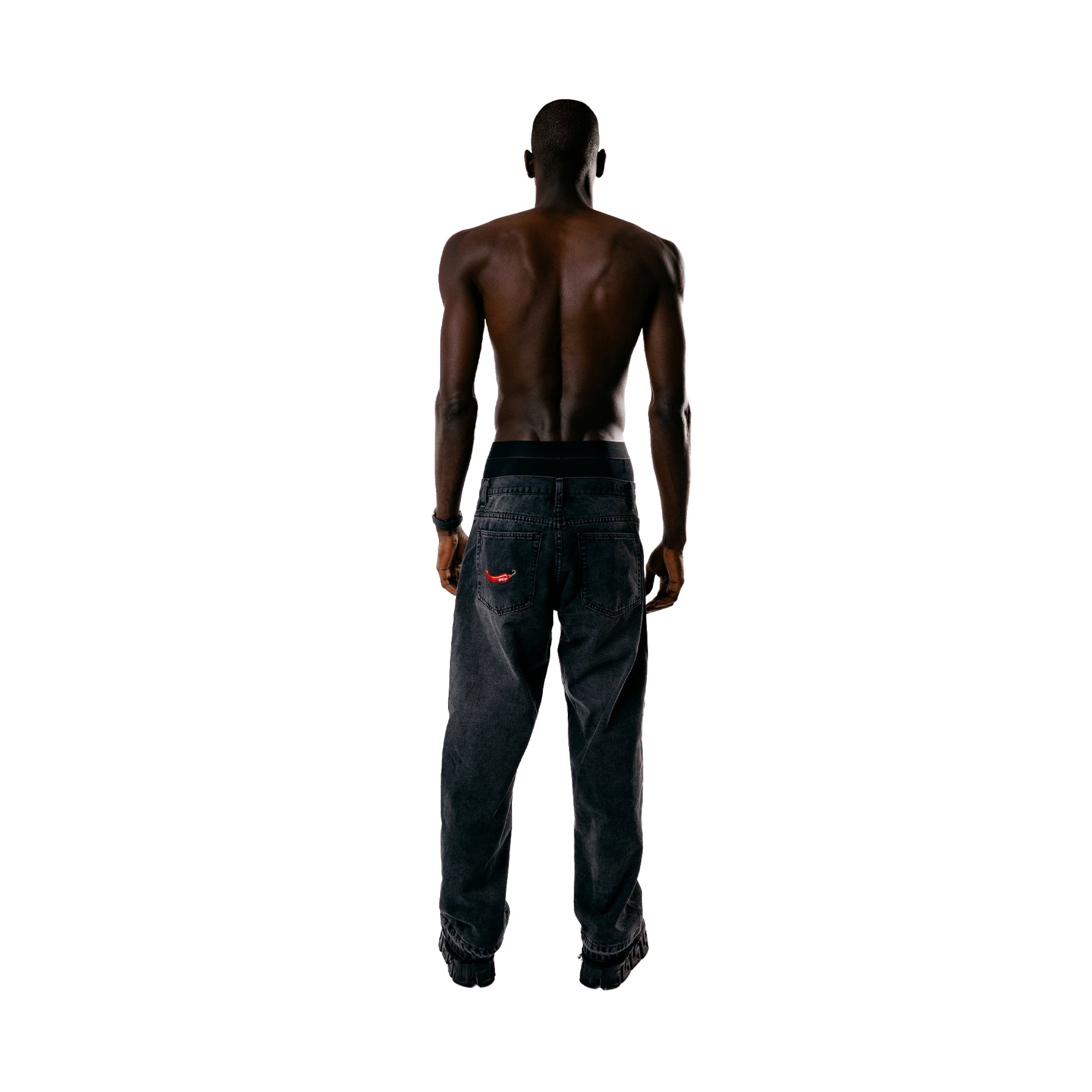 BAGGY PANTALÓN NEGRO - Spicy