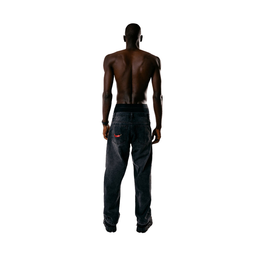BAGGY PANTALÓN NEGRO - Spicy
