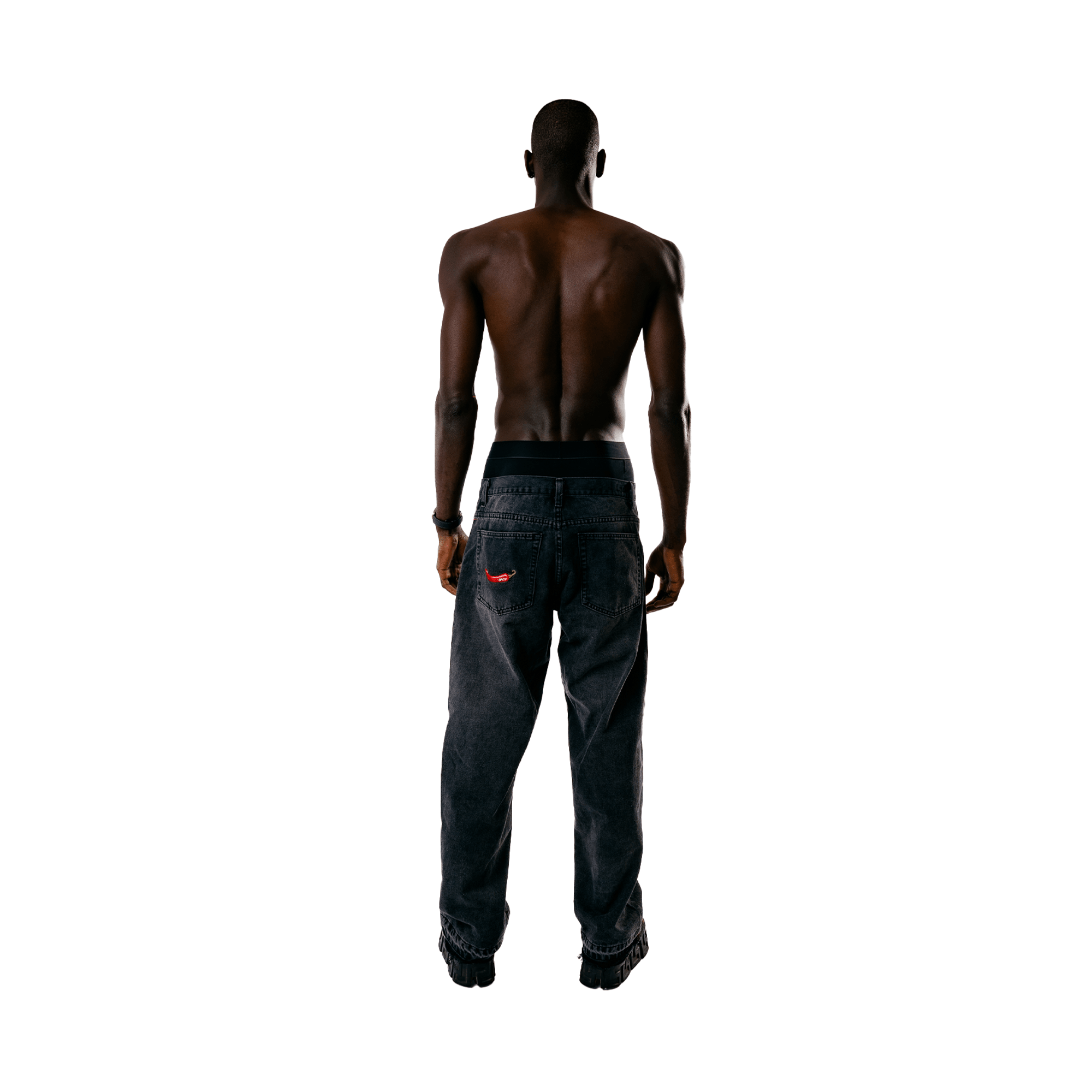 BAGGY PANTALÓN NEGRO - Spicy