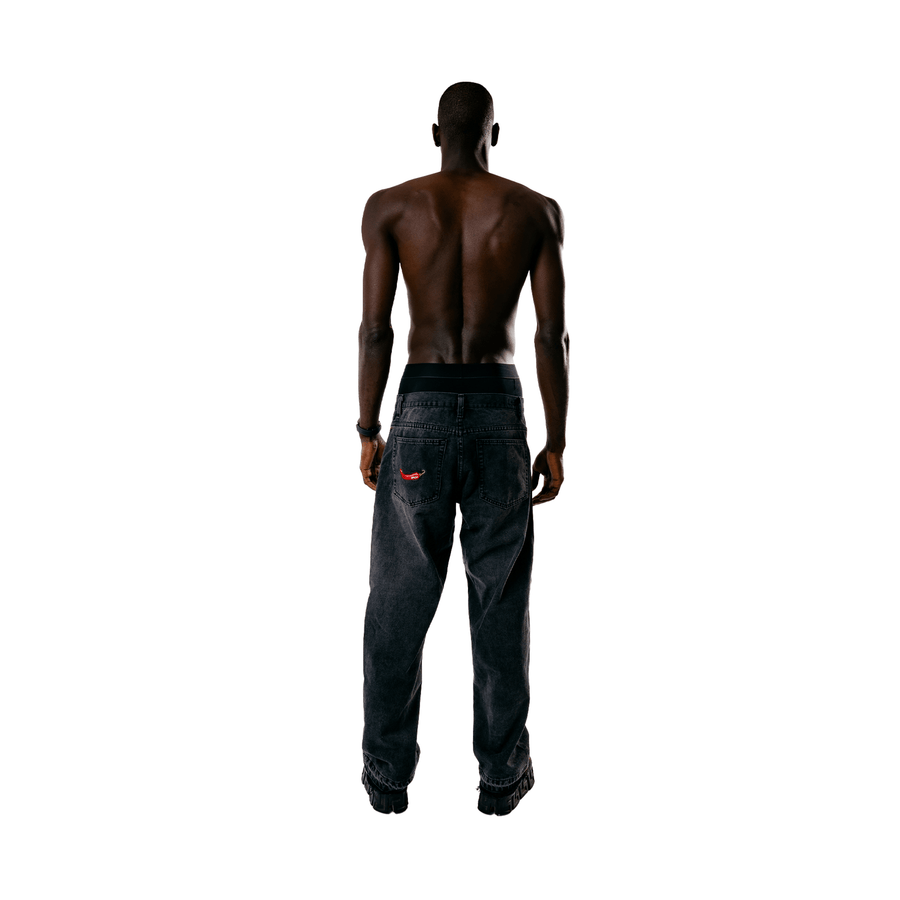 BAGGY PANTALÓN NEGRO - Spicy