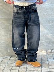 BAGGY PANTALÓN NEGRO - Spicy