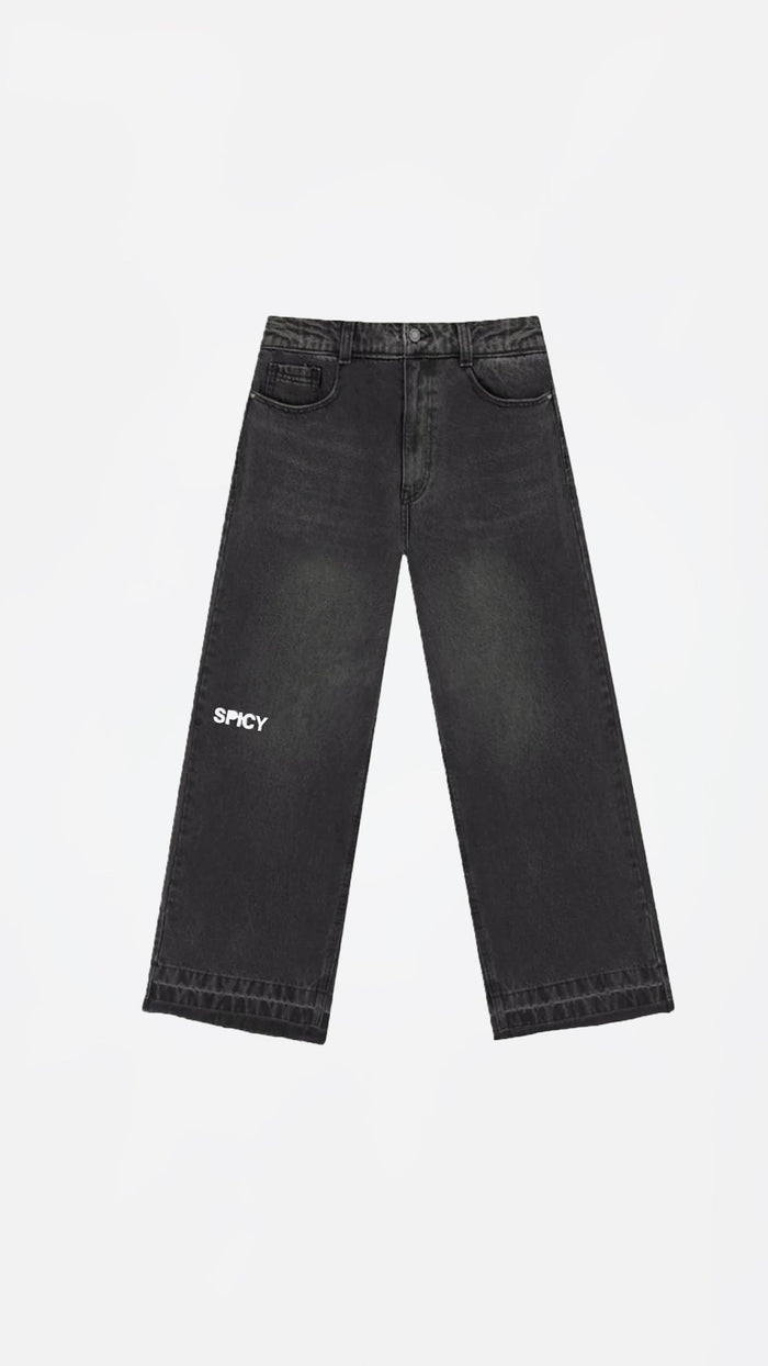 BAGGY PANTALÓN NEGRO - Spicy