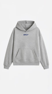 BLUE STAR HOODIE GRIS MELANGE - Spicy