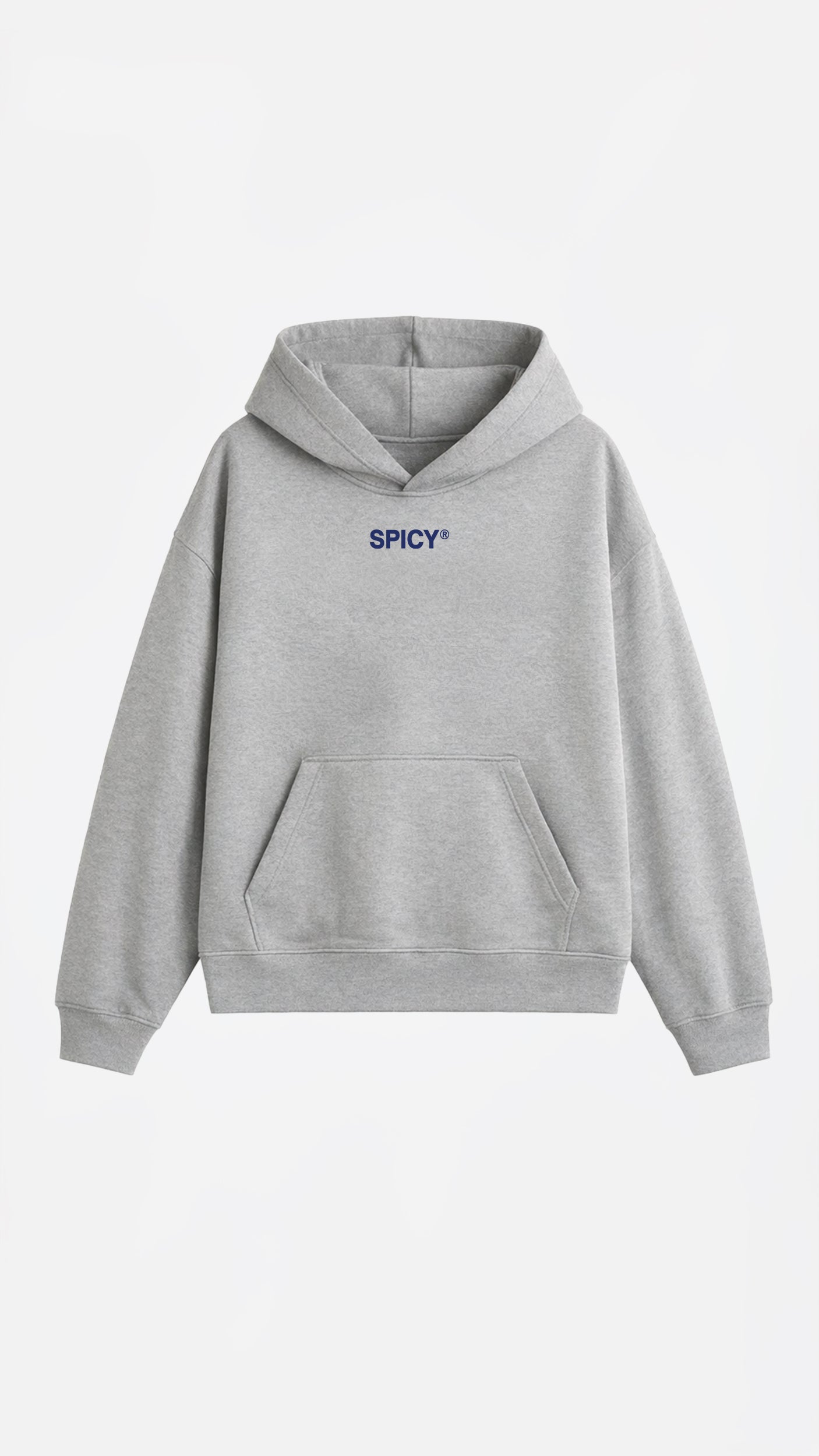 BLUE STAR HOODIE GRIS MELANGE