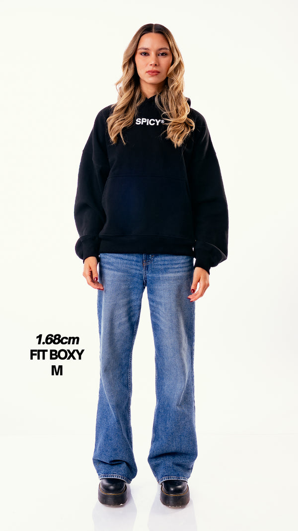 HOT STUFF HOODIE NEGRO