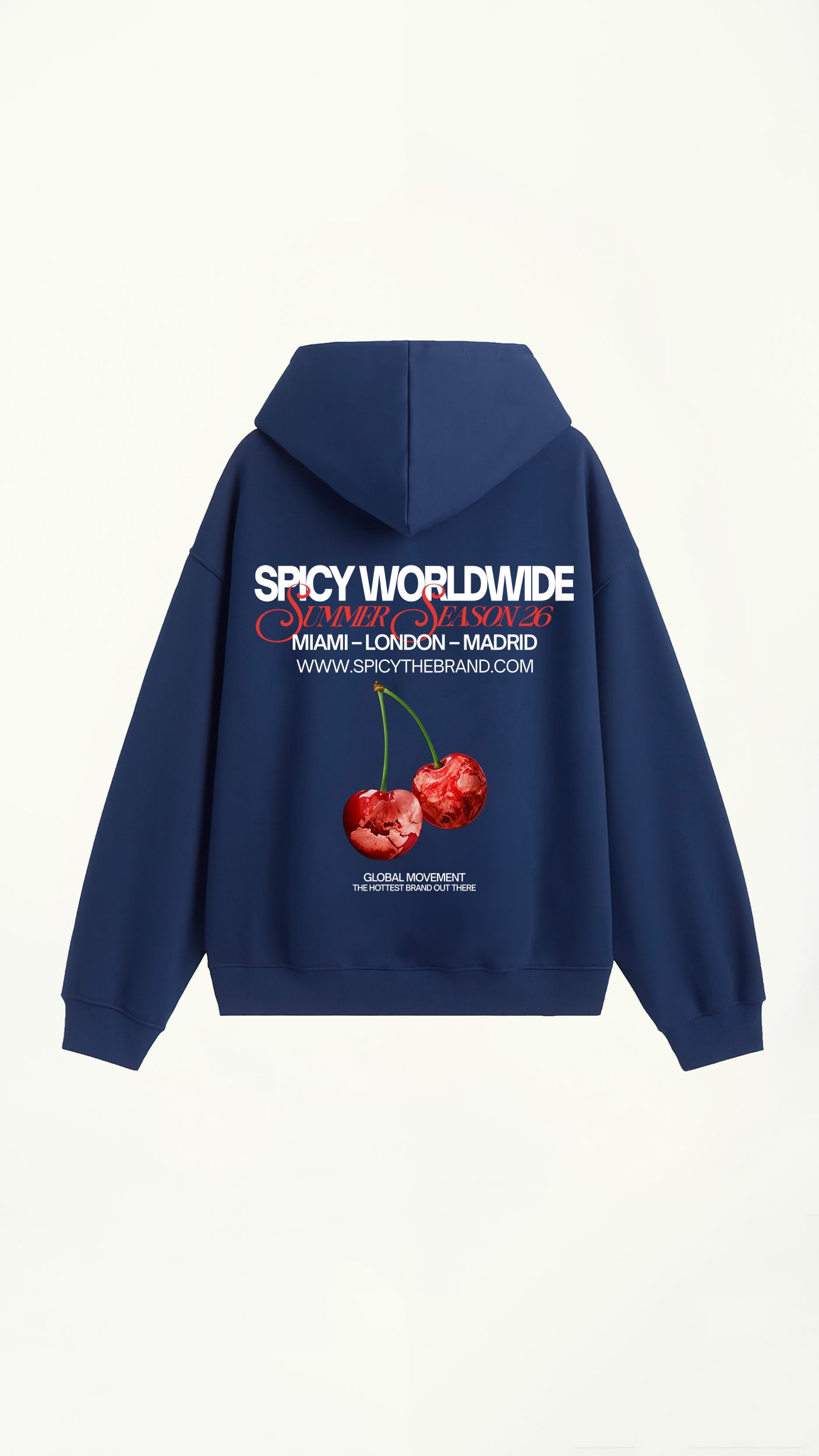 CHERRYVERSE HOODIE AZUL MARINO