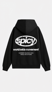 CHAOS HOODIE NEGRO - Spicy