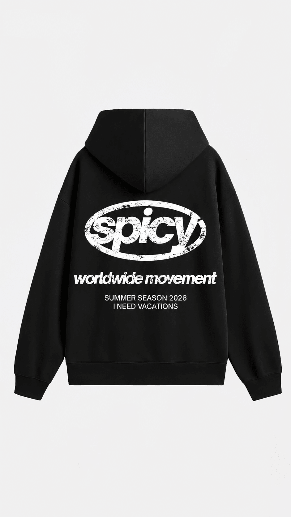 CHAOS HOODIE NEGRO - Spicy