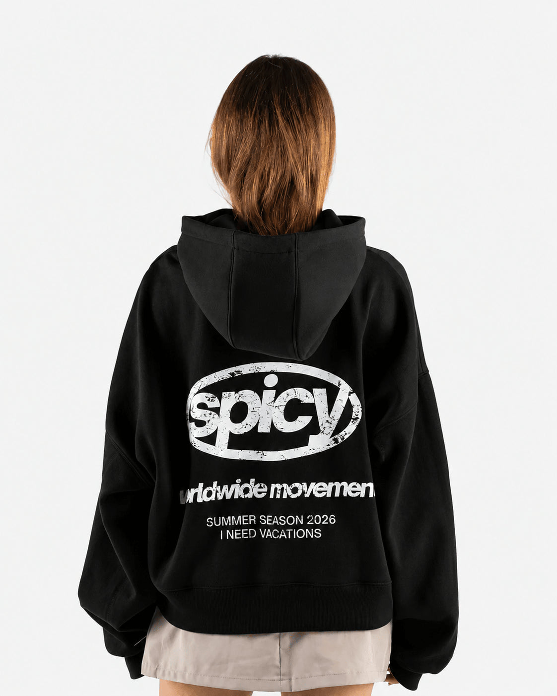CHAOS HOODIE NEGRO - Spicy