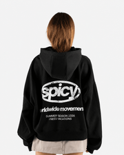 CHAOS HOODIE NEGRO - Spicy