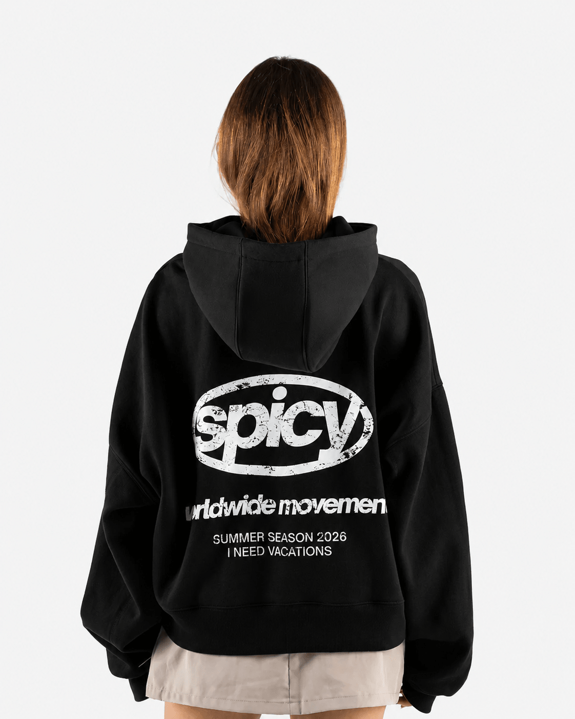 CHAOS HOODIE NEGRO - Spicy