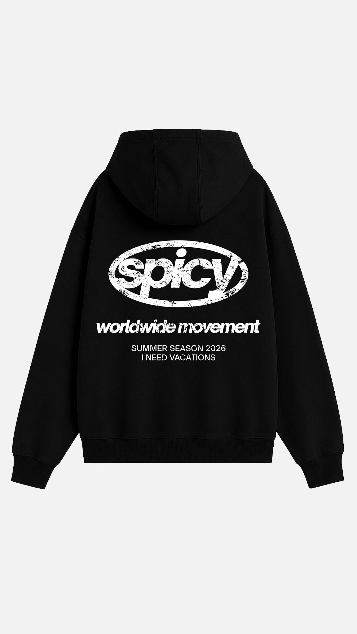 CHAOS HOODIE NEGRO