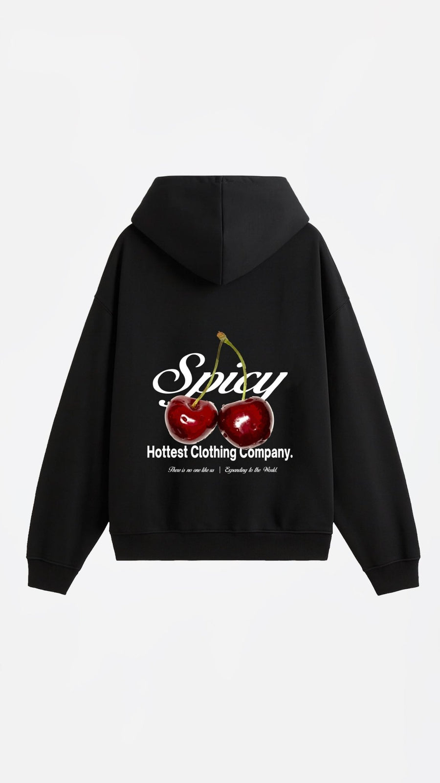 CHERRY HOODIE NEGRO - Spicy