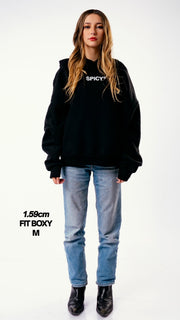 CHERRY HOODIE NEGRO - Spicy