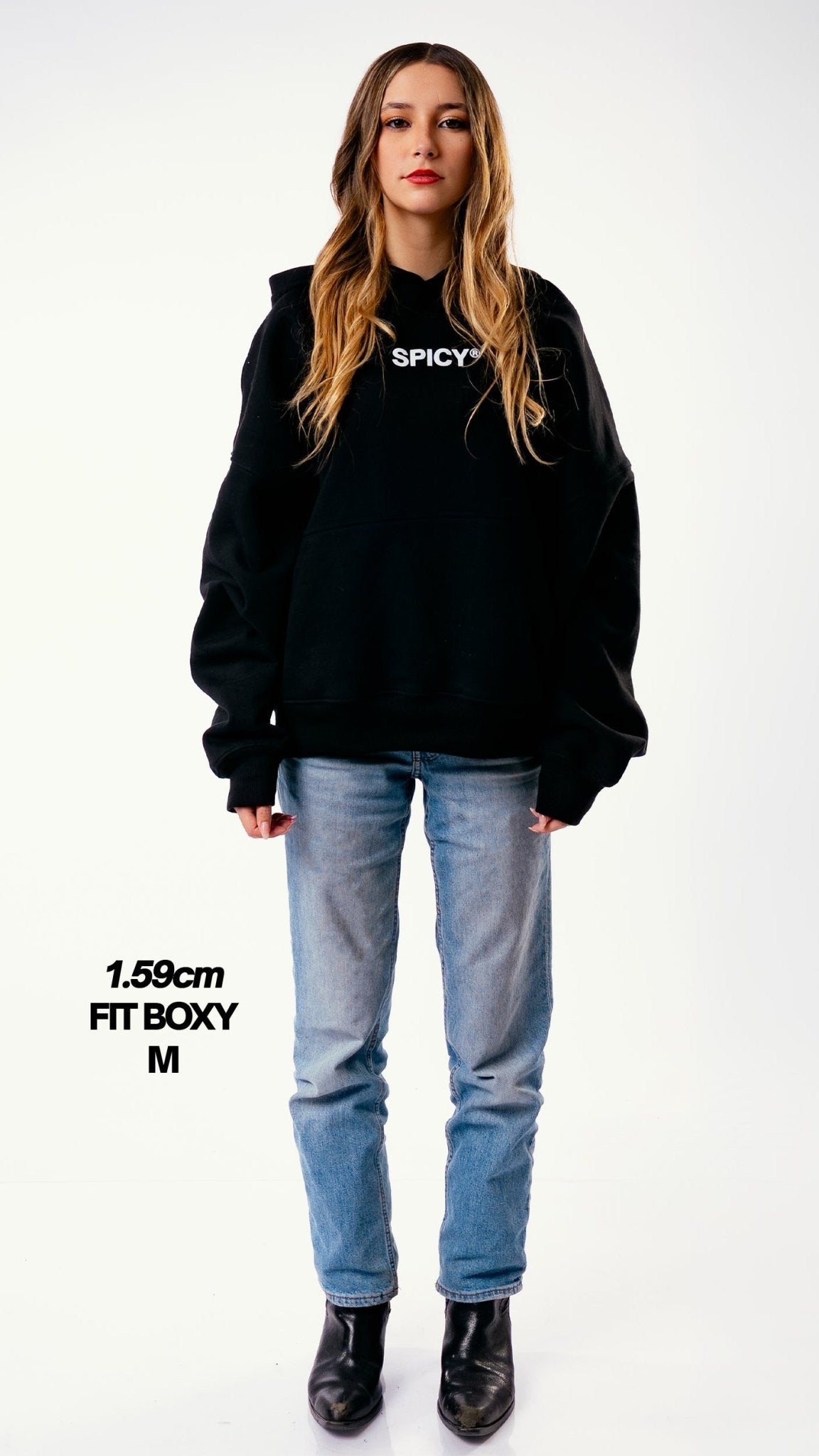 CHERRY HOODIE NEGRO - Spicy