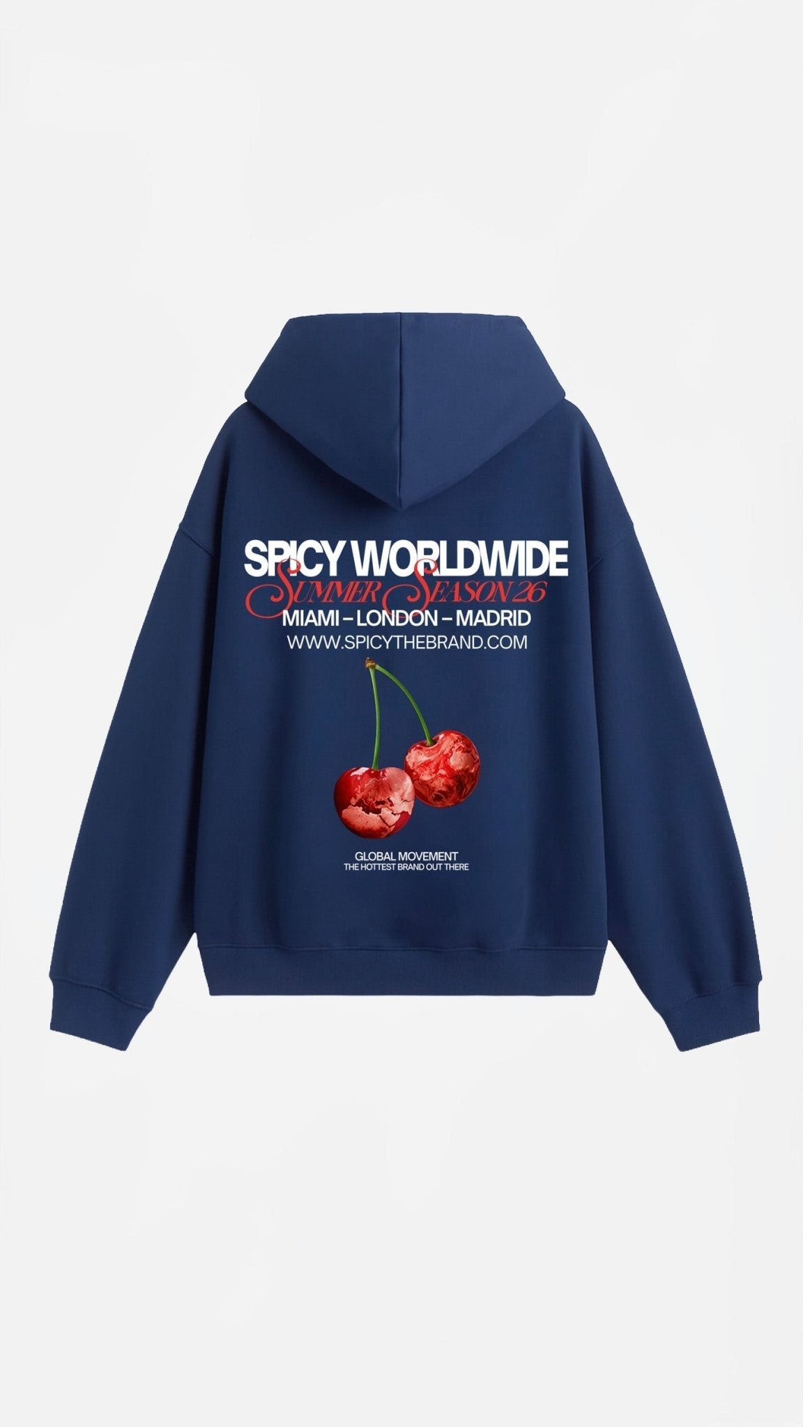 Pack Uniforme Cherryverse - hoodie azul marino mas polera Adan y Eva